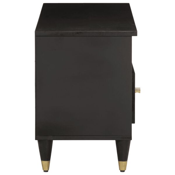 vidaXL M&oacute;vel de TV 100x33x46 cm madeira de mangueira maci&ccedil;a