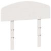 vidaXL Cabeceira 75 cm madeira de pinho maci&ccedil;a branco