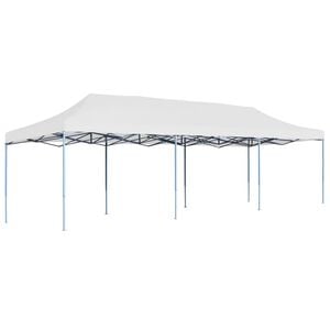 vidaXL Tenda para festas pop-up dobr&aacute;vel 3x9 m branco