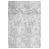 vidaXL Tapete shaggy de pelo alto NAVARRA 160x230 cm cinzento prateado