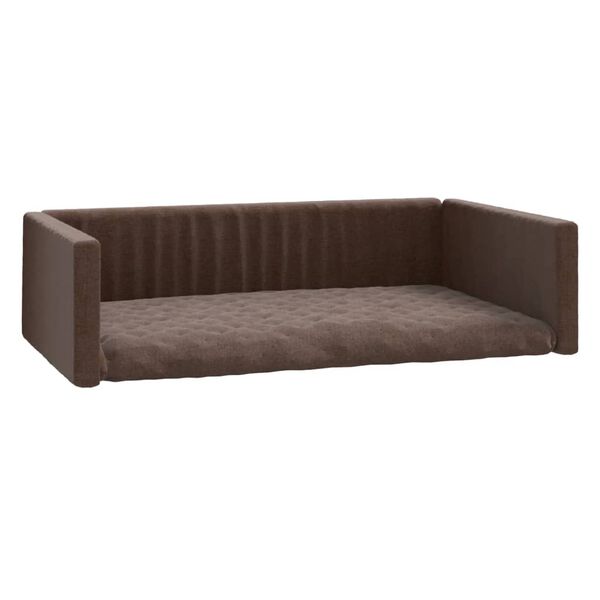 vidaXL Cama/ninho para bagageira carro 90x60cm aspeto linho castanho