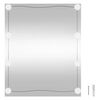 vidaXL Espelho de parede retangular com luzes LED 50x60 cm vidro