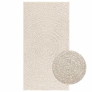 vidaXL Tapete ZIZUR creme 60x110 cm aspeto de juta interior e exterior