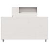 vidaXL Cama sem colch&atilde;o 75x190 cm madeira de pinho maci&ccedil;a branco