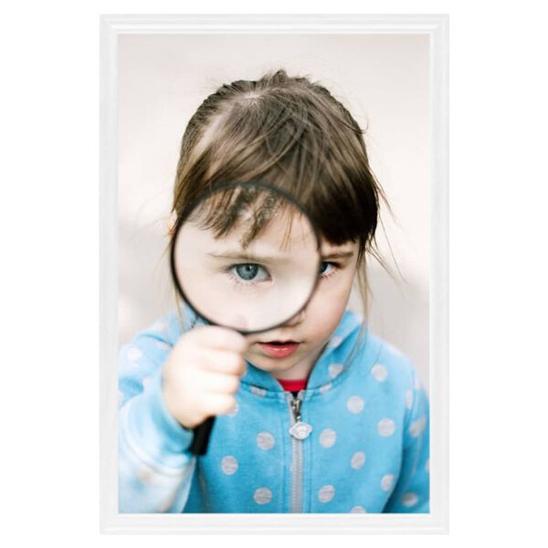 vidaXL Molduras para mesa 3 pcs 21x29,7 cm MDF branco