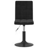 vidaXL Cadeiras de jantar girat&oacute;rias 2 pcs veludo preto