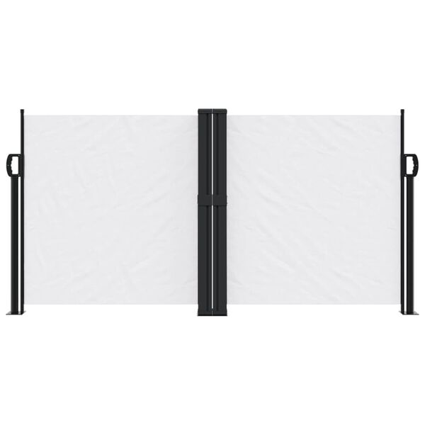 vidaXL Toldo lateral retr&aacute;til 120x1000 cm branco