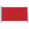vidaXL Toldo lateral retr&aacute;til para p&aacute;tio 140x300 cm vermelho