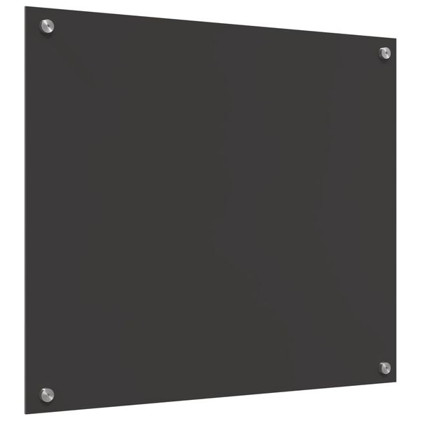 vidaXL Prote&ccedil;&atilde;o de Cozinha Cinzento escuro 70 x 60 x 0,6 cm