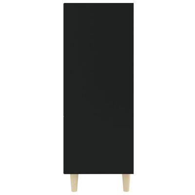 vidaXL Aparador 69,5x32,5x90 cm derivados de madeira preto