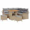 vidaXL Conjunto de Sof&aacute; de Jardim 8 unid. 7-N&uacute;mero de lugares