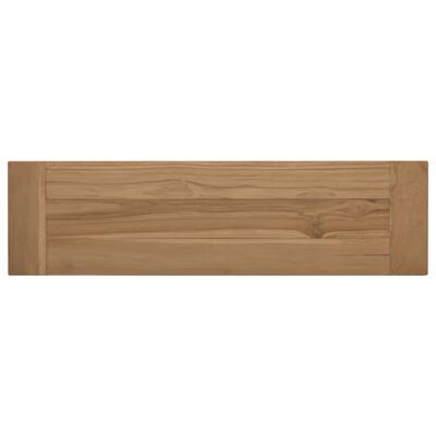vidaXL Banco 110 cm madeira de teca maciça