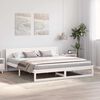 vidaXL Estrutura da Cama com cabeceira Branco 200 x 200 cm