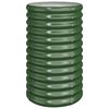 vidaXL Vaso/floreira de jardim a&ccedil;o galvanizado 40x40x68 cm verde