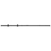 vidaXL Mini kit para arm&aacute;rio deslizante a&ccedil;o carbono 122 cm