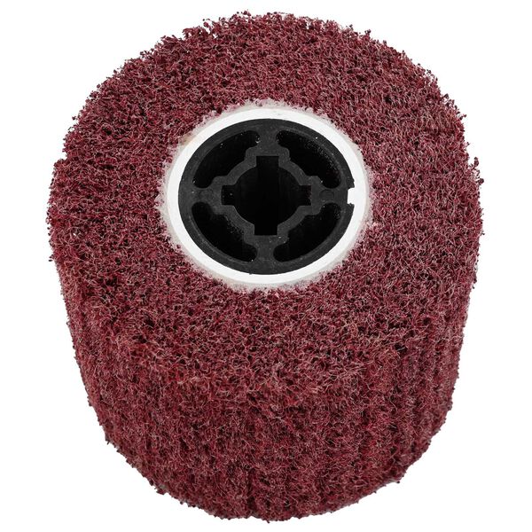 vidaXL Rolos de Lixa 3 pcs Vermelho 12 x 12 x 10 cm Fibra sintética