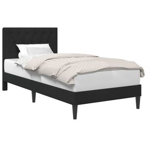 vidaXL Estrutura da Cama com cabeceira Preto 80 x 200 cm Veludo