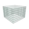 vidaXL Compostor de jardim malha quadrada 100 x 100 x 70 cm