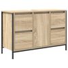 vidaXL Arm&aacute;rio para lavat&oacute;rio com gavetas, carvalho Sonoma, 90x34,5x60 cm