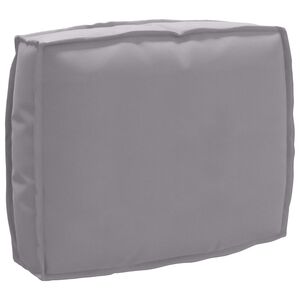 vidaXL Almofada Cinzeto 50 x 40 x 12 cm Tecido Oxford