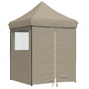 vidaXL Tenda de Festa Cinzento-acastanhado Tecido Oxford