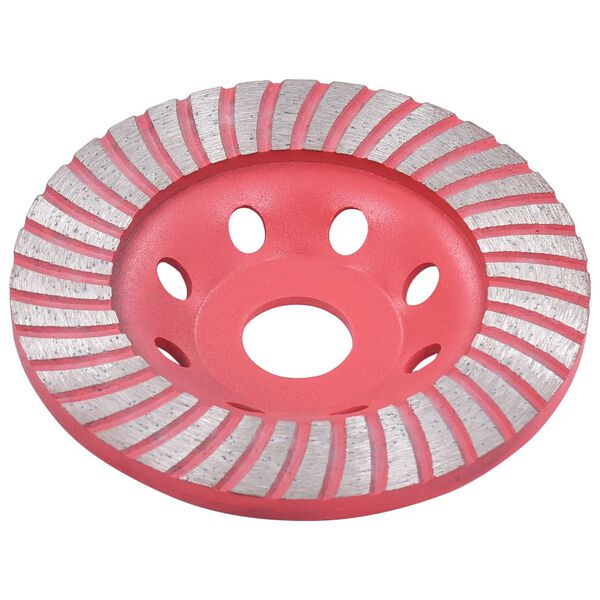 vidaXL Disco de diamante com turbo 115 mm para rebarbadora