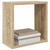 vidaXL Prateleiras de parede em forma de cubo 6 pcs 30x15x30cm sonoma