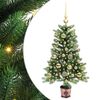 vidaXL &Aacute;rvore de Natal com 150 LEDs com suporte Verde 90 cm PE
