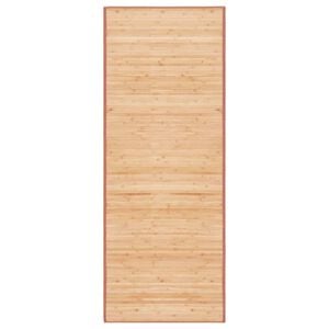 vidaXL Tapete de bambu 80x200 cm castanho