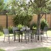 vidaXL Conjunto de Jantar para Jardim 7 pcs Antracite