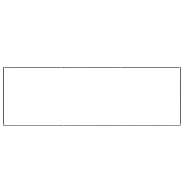 vidaXL Canil para cães 3 m² aço prateado