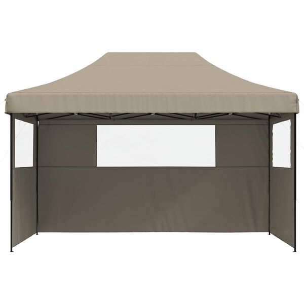 vidaXL Tenda de Festa Cinzento-acastanhado 292 x 440 x 315 cm