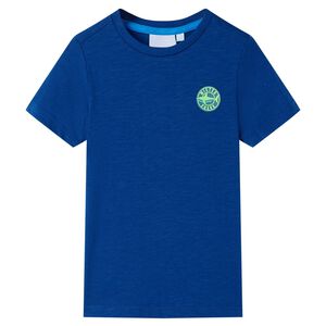 T-shirt para crian&ccedil;a azul-escuro 104