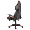vidaXL Cadeira de gaming girat&oacute;ria PVC vermelho