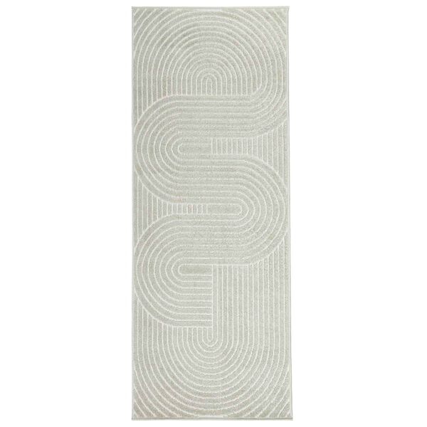 vidaXL Tapetes de &aacute;rea Retangular PALMERAS Verde 80 x 200 cm Poli&eacute;ster