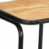 vidaXL Bancos de bar 2 pcs Madeira Maci&ccedil;a de Mangueira R&uacute;stica