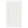 vidaXL Cortina de Renda com cortinas Branco 240 x 150 cm Poli&eacute;ster
