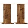 vidaXL Suportes p/ plantas 2 pcs 30x30x60 cm derivados de madeira