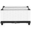 vidaXL Canteiro elevado 40x40x23 cm polipropileno