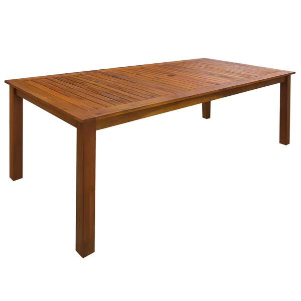 vidaXL 9 pcs conjunto de jantar exterior madeira de ac&aacute;cia maci&ccedil;a