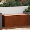 vidaXL Banco de jardim Ferro Enferrujado 100 x 40 x 43 cm A&ccedil;o corten