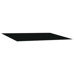 vidaXL Tecido de substitui&ccedil;&atilde;o para toldo Preto 300 x 250 cm Poli&eacute;ster