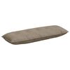 vidaXL Travesseiro para Costas Cinzento-acastanhado 140 x 50 cm