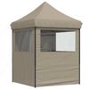 vidaXL Tenda de Festa Cinzento-acastanhado 200 x 200 x 306 cm