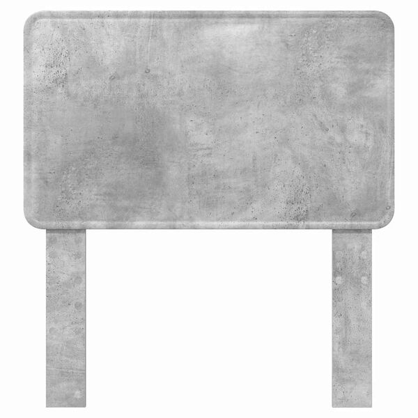 vidaXL Cabeceira com cabeceira Cinzento 75 cm Madeira processada