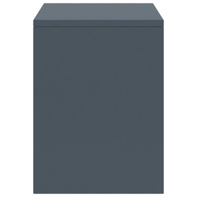 vidaXL Mesa de cabeceira 35x30x40 cm pinho maciço cinzento-claro