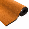 vidaXL Tapete de Entrada Laranja e Preto 120 x 400 cm Poliamida e PVC