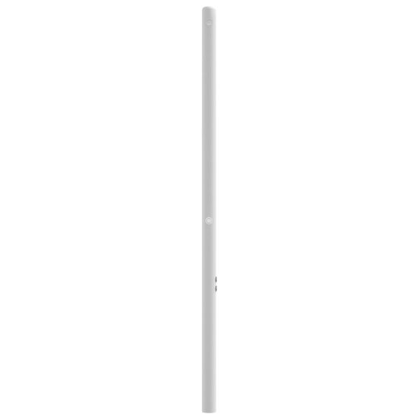 vidaXL Cabeceira de substitui&ccedil;&atilde;o 90 cm metal branco
