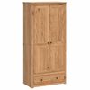 vidaXL Guarda-roupa PANAMA Mel 88,5 x 50 x 185 cm
