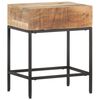 vidaXL Mesa de apoio 40x30x50 cm madeira de mangueira &aacute;spera maci&ccedil;a